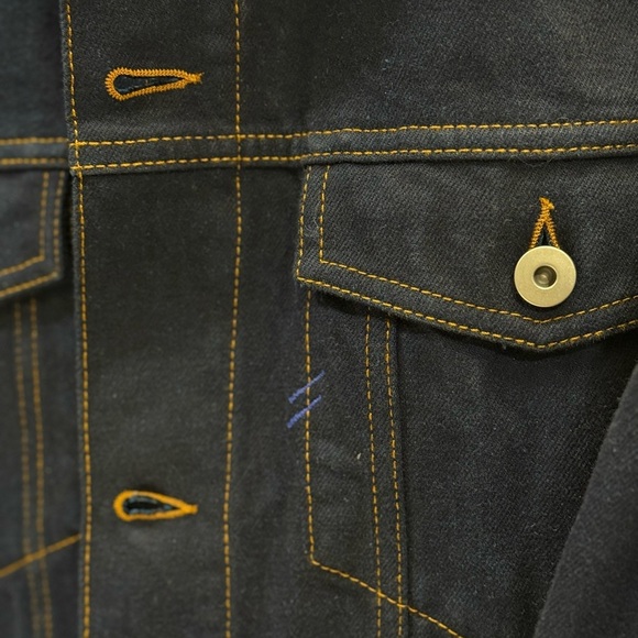 Burberry Men's Navy Denim Jacket Indigo Blue - XL - BRAND NEW - Picture 5 of 9